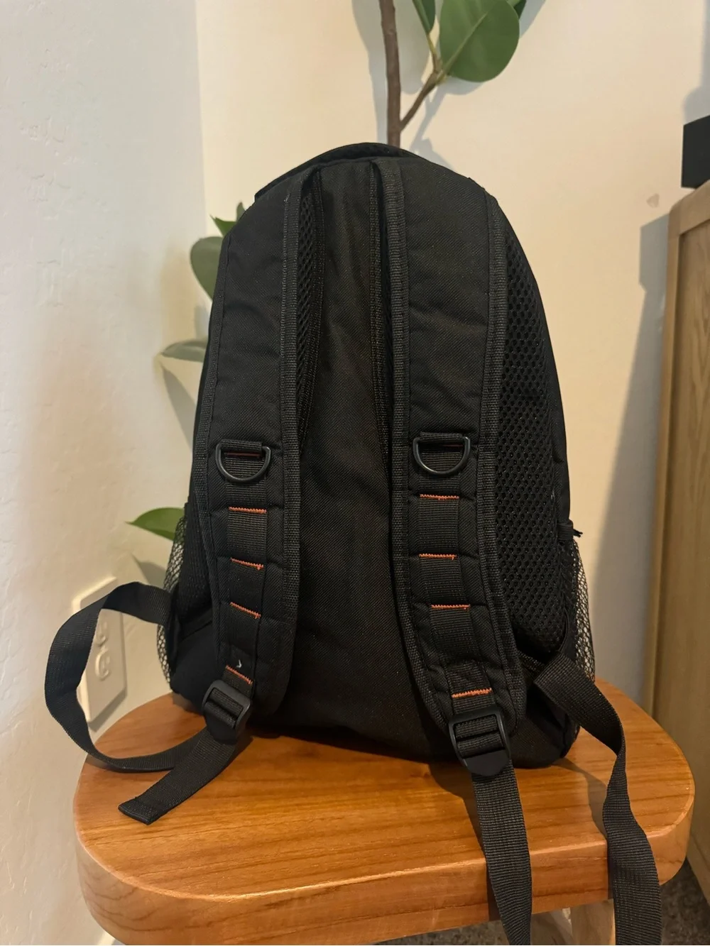 Harley-Davidson Black, Gray and Orange Logo Backpack